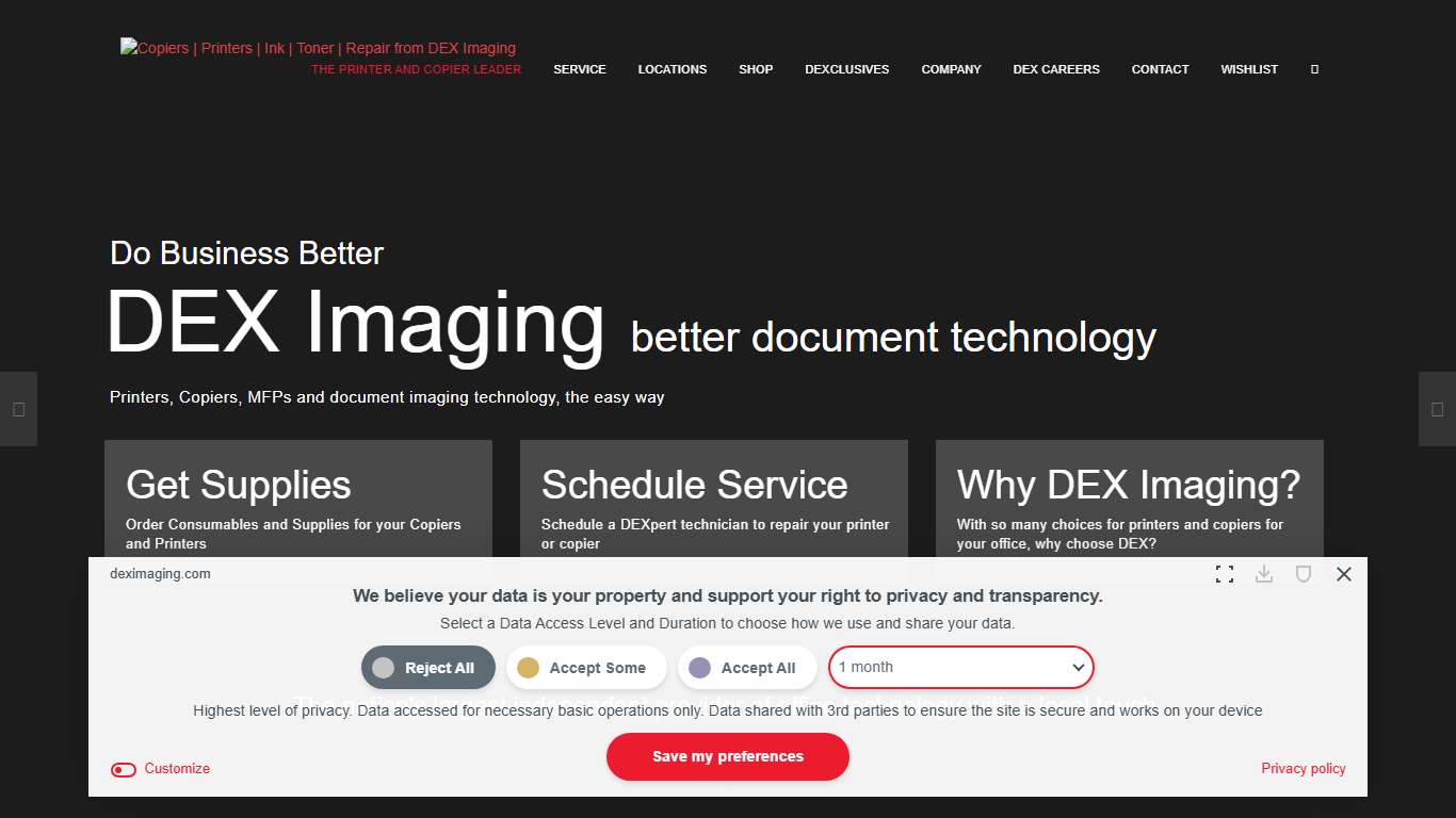 The Printer and Copier Leader - Copiers Printers Ink Toner Repair from DEX Imaging